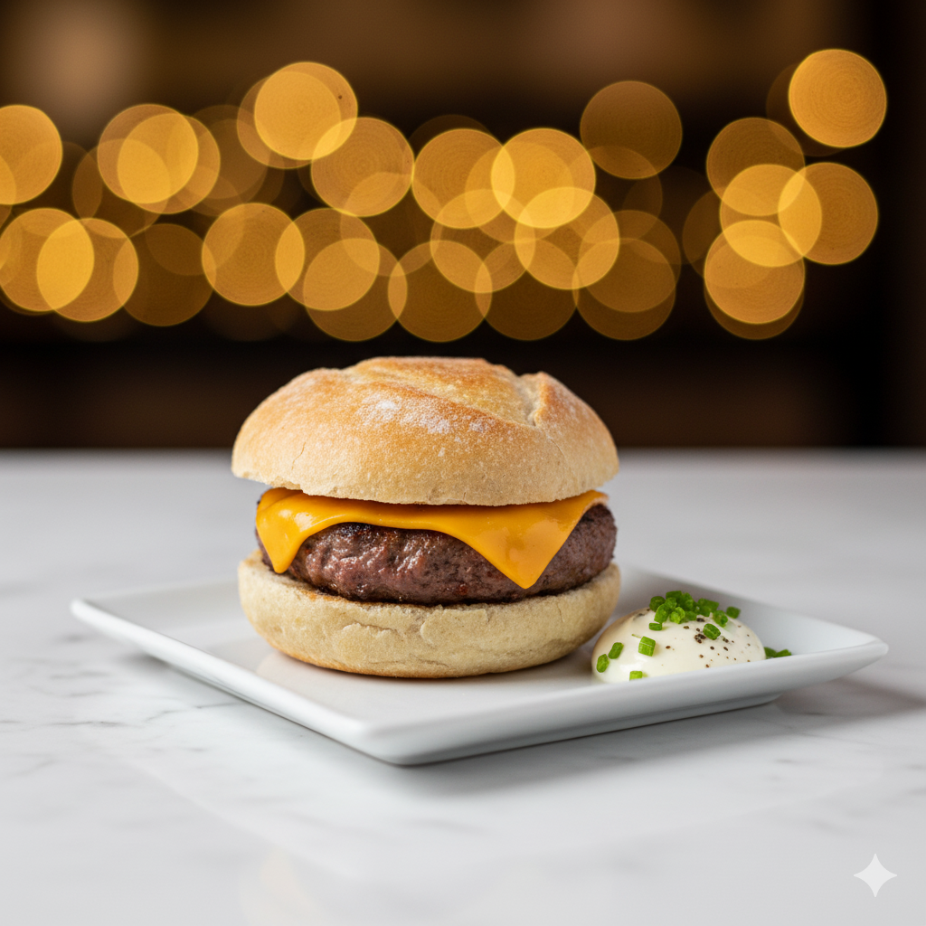 TAPA HAMBURGUESA Y QUESO