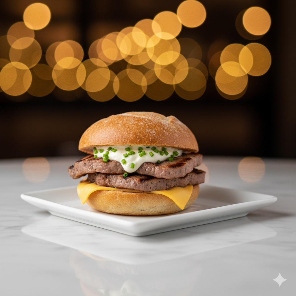 TAPA LOMO, ALIOLI Y QUESO