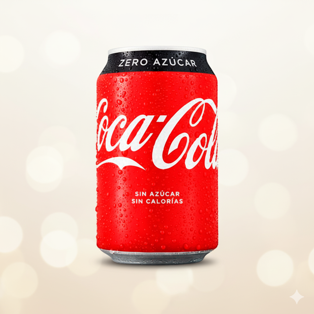 LATA DE COCA COLA ZERO