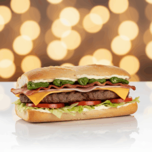 BOCADILLO COMPLETO DE HAMBURGUESA
