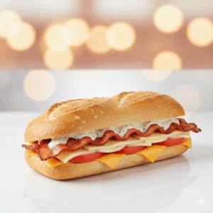 BOCADILLO DE BEICON Y QUESO CON ALIOLI O TOMATE
