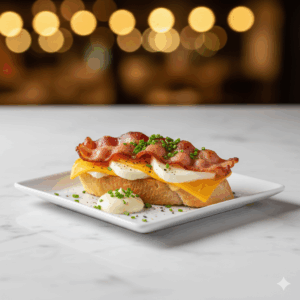 TAPA BEICON Y QUESO