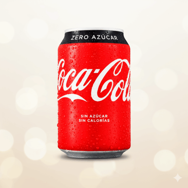 LATA DE COCA COLA ZERO