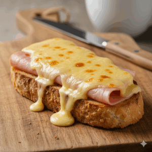 TOSTADA DE YORK Y QUESO