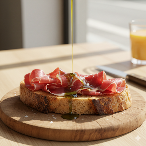 TOSTADA DE JAMÓN SERRANO
